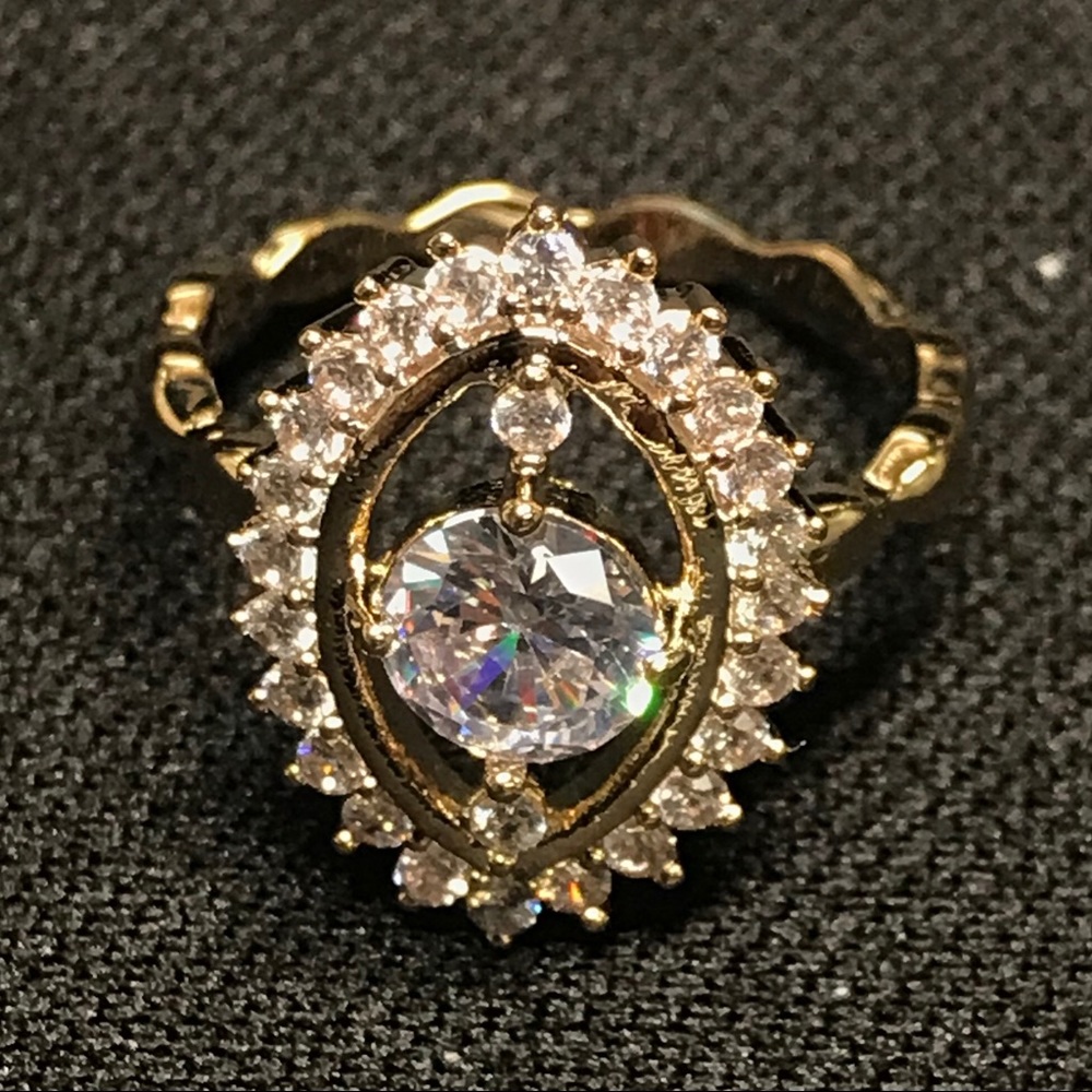 **SOLD** Size 7, “Diamond” Ring